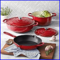 Member's Mark 5-Piece Enamel Cast Iron Set (Assorted Colors)