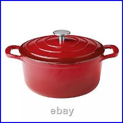 Member's Mark 5-Piece Enamel Cast Iron Set (Assorted Colors)