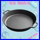 NEW 17 Inch Pre-Seasoned Cast Iron Skillet Dual Handle Camping Frying Pan