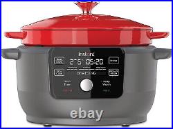 NEW Instant Pot Electric Precision Round Dutch Oven 6-Quart 1500W 5-in-1 RED