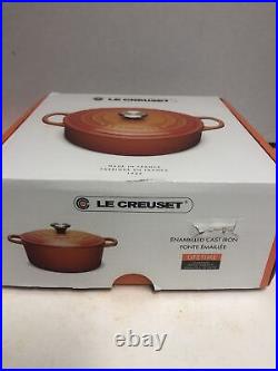 NEW! Le Creuset Enameled Cast Iron Signature Sauteuse Oven 3.5 QT in Cerise Red