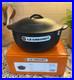NEW Le Creuset Legumier 4 qt Heritage Round Dutch Oven Cast Iron #24 Matte Black
