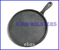 NEW Mexican Cast Iron Comal Hierro 10 inch Cookware Fajitas Oven Safe Skillet
