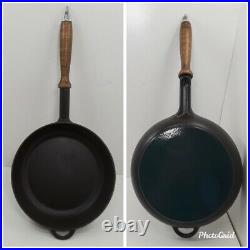 NEW STAUB CAST IRON FRYING PAN 24cm ENAMELED COATING KITCHEN COOKWARE FRYPAN FRY