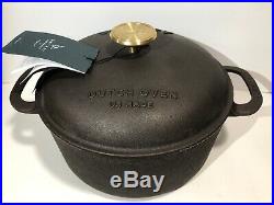 NEW Smithey Ironware 5.5 QT Dutch Oven Modern Vintage