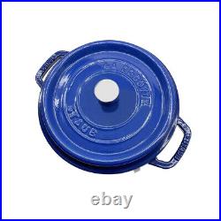 NEW for STAUB Cast Iron 4.5-qt Round Cocotte 24cm Cast Iron Round Dutch Oven USA