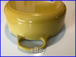 NIB Le Creuset Enamled Cast-Iron 6.75 Qt Risotto Pot-Quince yellow