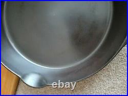 NICE National #9 Arc Logo Cast Iron Skillet withHeat Ring Fully Restored