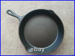 NICE Vintage Wagner Hammered #8 Cast Iron Skillet Fully Restored