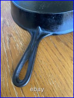 National #8 Star Wagner Cast Iron Skillet With Heat Ring Flat