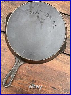 National Cast Iron #8 Skillet with Star Maker's Mark