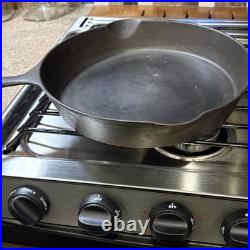 National Cast Iron Skillet #9 Restored Sits Flat