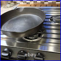 National Cast Iron Skillet #9 Restored Sits Flat