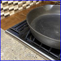 National Cast Iron Skillet #9 Restored Sits Flat