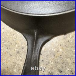 National Cast Iron Skillet #9 Restored Sits Flat