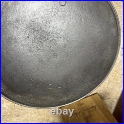 National Cast Iron Skillet #9 Restored Sits Flat