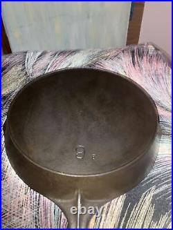 National Cast Iron Skillet No 9b Ex Restored Con No Cracks Wobble Sits Flat