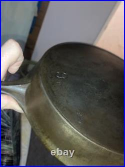 National Cast Iron Skillet No 9b Ex Restored Con No Cracks Wobble Sits Flat