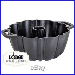 New LODGE Legacy Series Cast Iron BUNDT Cake PAN