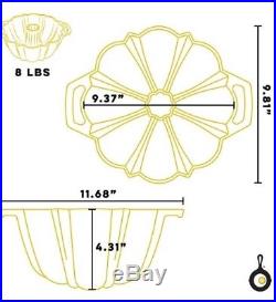 New LODGE Legacy Series Cast Iron BUNDT Cake PAN