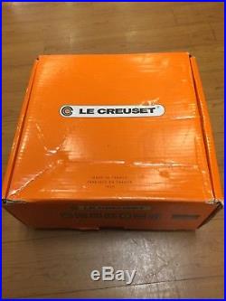 New Le Creuset Cast Iron Soup Pot 4.5 Qt Marseille Blue Free Shipping