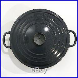 New Le Creuset Midnight Bleu 5-1/2 Qt 5.5 Quart Dutch Oven Cast Iron