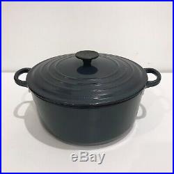 New Le Creuset Midnight Bleu 5-1/2 Qt 5.5 Quart Dutch Oven Cast Iron