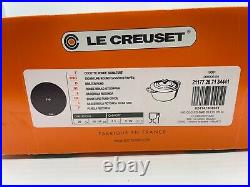 New Le Creuset Signature 5.5-Qt. Round Dutch Oven Fig NIB