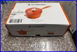 New! Le Creuset Signature Enameled Cast Iron Saucepan, 2 1/4-Qt, Shallot