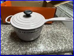 New! Le Creuset Signature Enameled Cast Iron Saucepan, 2 1/4-Qt, Shallot