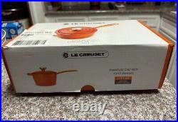 New! Le Creuset Signature Enameled Cast Iron Saucepan, 2 1/4-Qt, Shallot