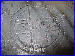 Nice 13 Griswold Cast Iron Skillet #719 and #12 on bottom