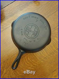 Nice Griswold Skillet Set #3 #8 Large Block Logo (Restored)