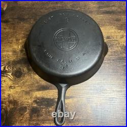 Nice Vintage Griswold Large Logo 710 F #9 Cast Iron Skillet
