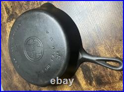 Nice Vintage Griswold Large Logo 710 F #9 Cast Iron Skillet