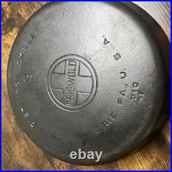 Nice Vintage Griswold Large Logo 710 F #9 Cast Iron Skillet