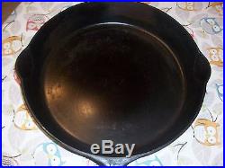 No. 12 Griswold Cast Iron Skillet 719 B Small Logo Erie PA #12 FREE SHIPPING