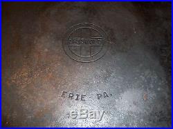 No. 12 Griswold Cast Iron Skillet 719 B Small Logo Erie PA #12 FREE SHIPPING