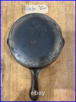 No 6 Wapak Cast Iron Skillet