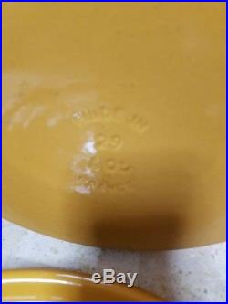 Oval cocotte 29 cm yellow mustard cast iron Staub $379.00 NEW