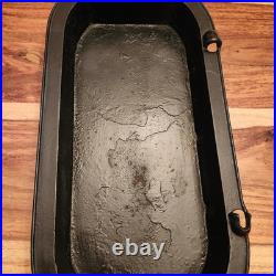 PEARL No. 7 Cast Iron Parlor Stove Sad Iron Long Pan by Ohio Stove Co, Pre-1890