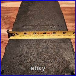 PEARL No. 7 Cast Iron Parlor Stove Sad Iron Long Pan by Ohio Stove Co, Pre-1890