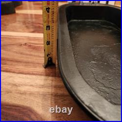 PEARL No. 7 Cast Iron Parlor Stove Sad Iron Long Pan by Ohio Stove Co, Pre-1890