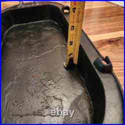 PEARL No. 7 Cast Iron Parlor Stove Sad Iron Long Pan by Ohio Stove Co, Pre-1890