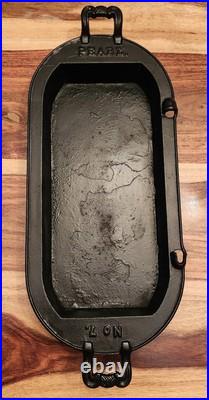 PEARL No. 7 Cast Iron Parlor Stove Sad Iron Long Pan by Ohio Stove Co, Pre-1890