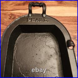 PEARL No. 7 Cast Iron Parlor Stove Sad Iron Long Pan by Ohio Stove Co, Pre-1890