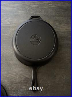 POLISHED Cast Iron Lodge #8 Chicken Fryer WithLid