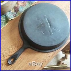 PPS #11 Cast Iron Skillet Bottom Gate Marked Made in NYC RARERESTORED SPINS