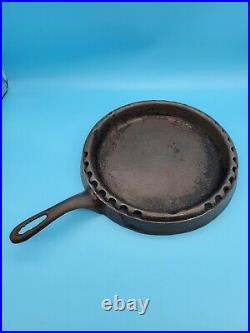 PRE-GRISWOLD ODORLESS SKILLET CAST IRON withPATENT DATE OCT 17, 1893