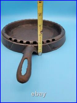 PRE-GRISWOLD ODORLESS SKILLET CAST IRON withPATENT DATE OCT 17, 1893
